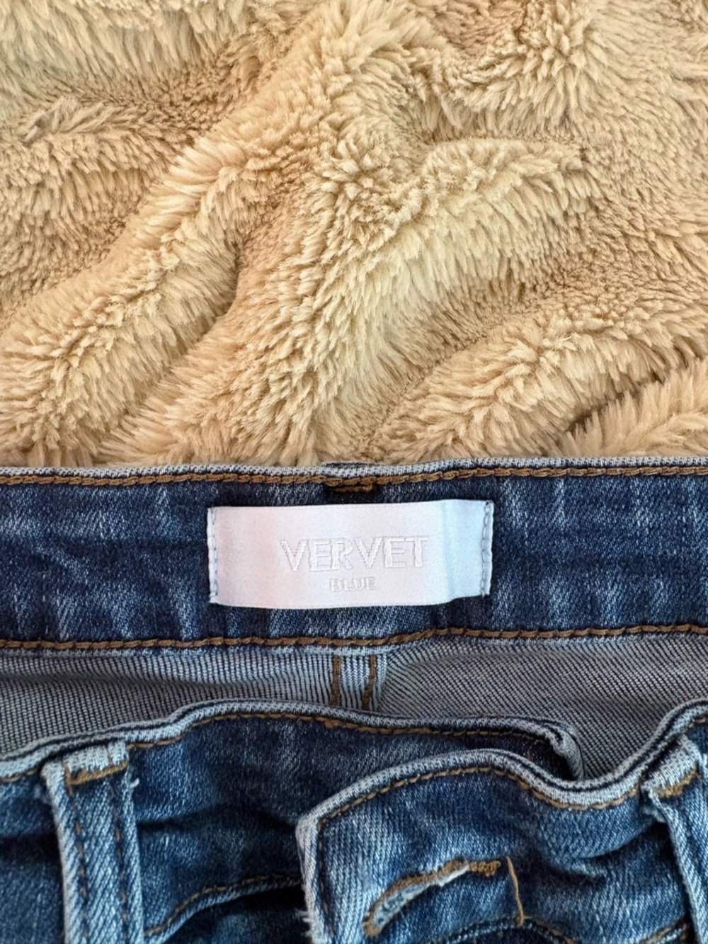 VERVET BY FLYING MONKEY Medium Blue Cropped Ankle Jeans